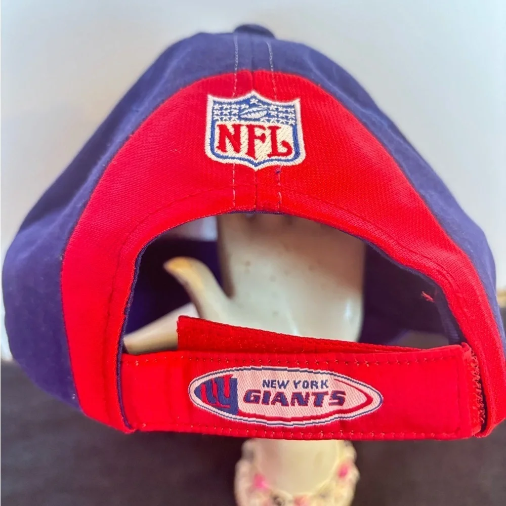 Vintage Reebok Pro NFL Line NY New York Giants FDNY Adjustable Baseball Cap Hat